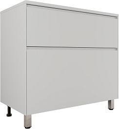 Style Line Тумба под раковину Лима 90 Plus эмаль белая матовая – фотография-2